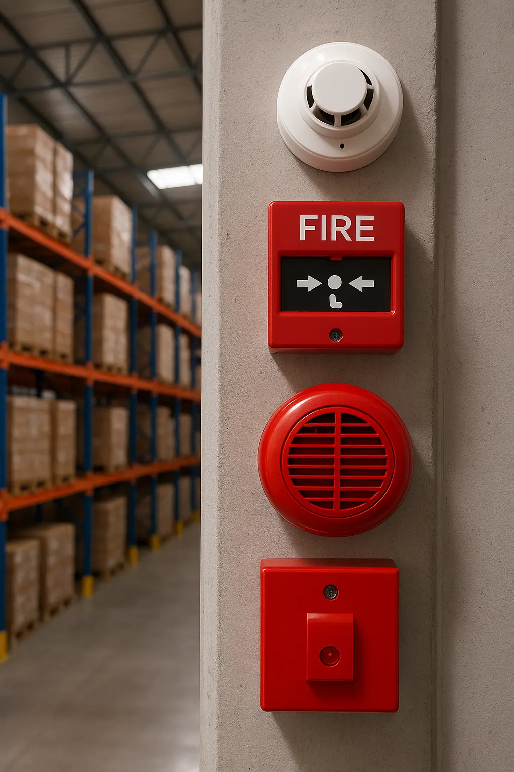 Пожарная сигнализация для склада